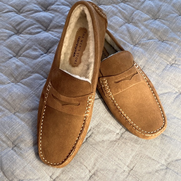 The Men’s Store Bloomingdale’s Other - Shearling Moc Toe Slippers